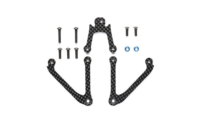 Tamiya TA07 Carbon Stiffeners Front
